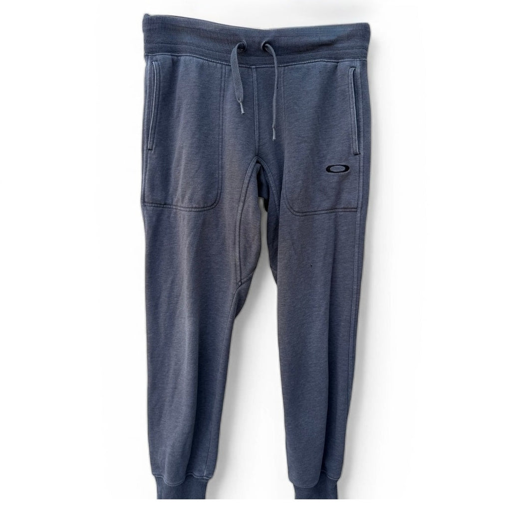 2000s Oakley Fleece Jogger Sweatpants Womens Petite Small Gray Athletic Logo