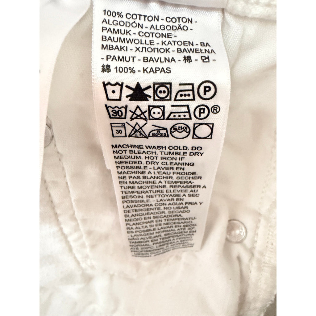 Levi's Premium 501 Shorts Womens W24 White Cutoff