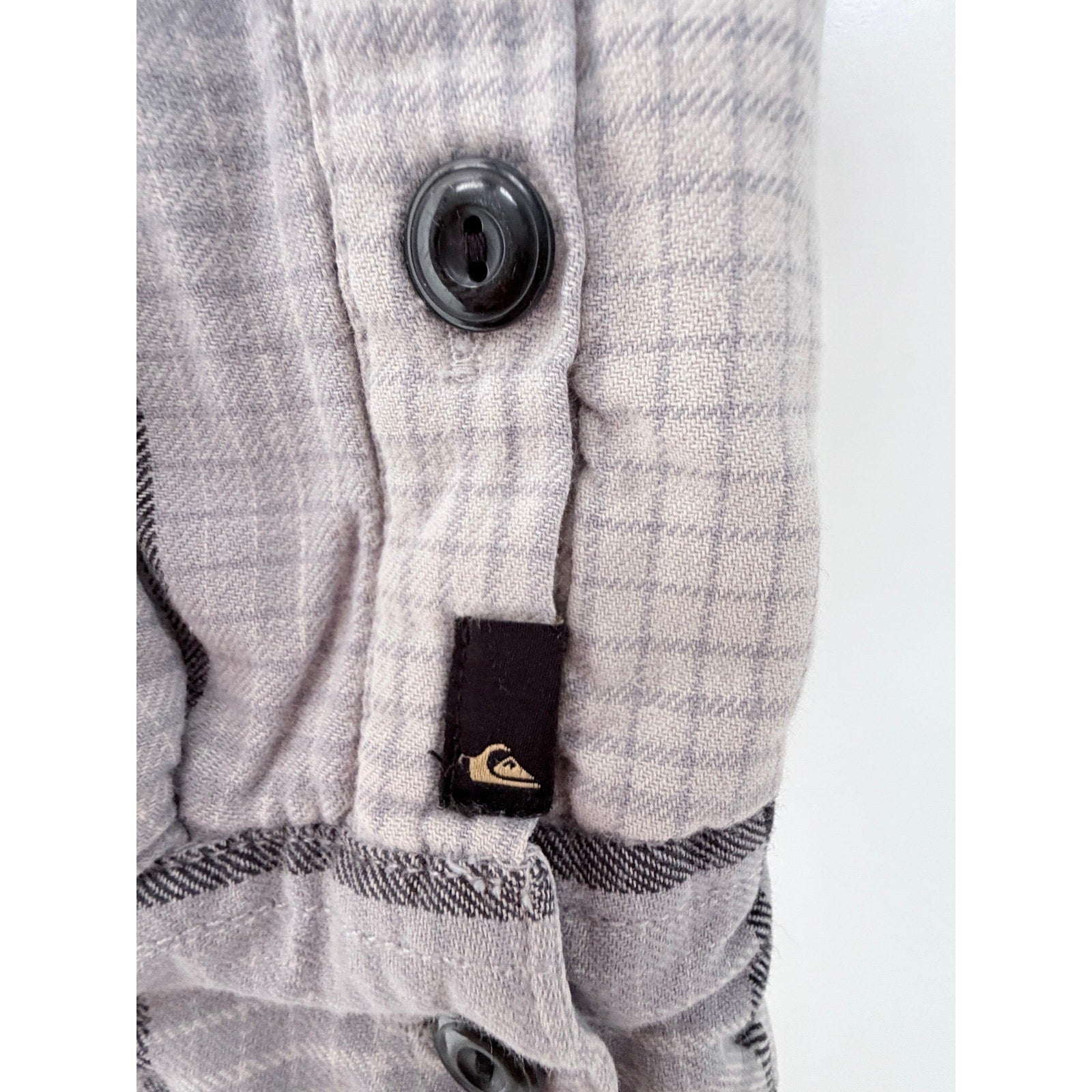 Quiksilver Plaid Quilted Jacket Mens Large