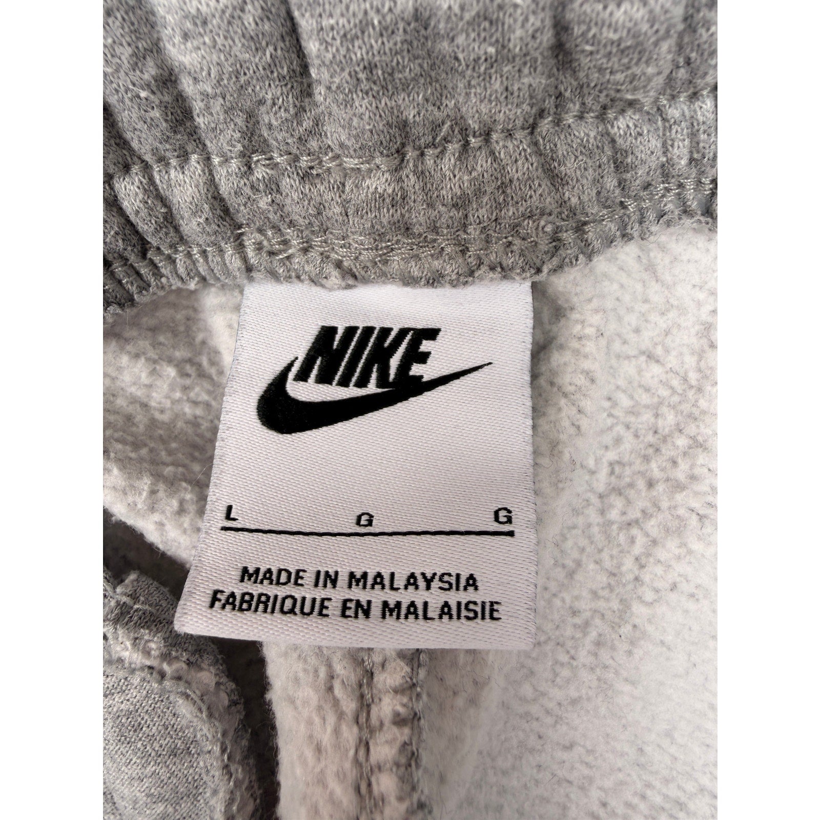 Nike Sweatpants Mens Large Gray Fleece Joggers Athletic Lounge additional view 2