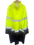ML Kishigo Men's Yellow Colorblock Coat — front view