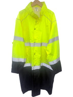 ML Kishigo Men's Yellow Colorblock Coat — front view