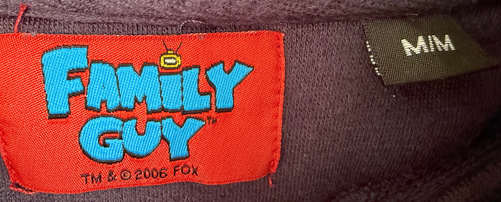 Family Guy Men's Navy Blue Family Guy Freakin' Sweet! Hoodie — brand label