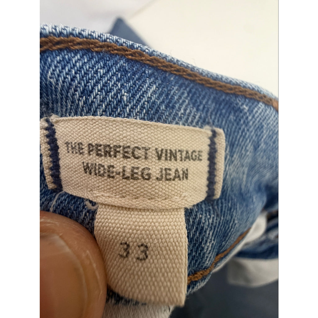 Madewell Perfect Vintage Wide-Leg Jeans Womens 33 detail image 4
