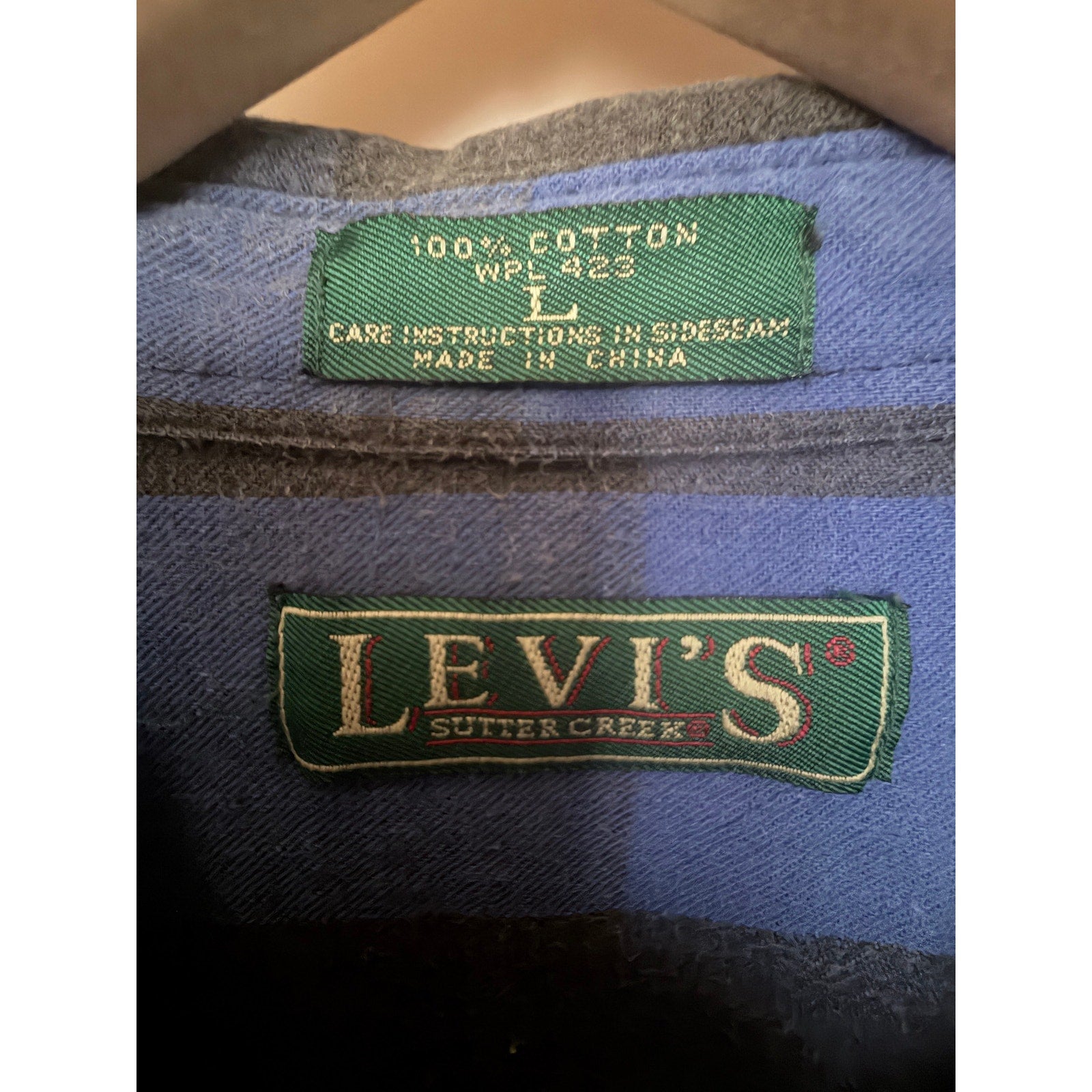 Levi’s Sutter Creek Flannel Shirt Large