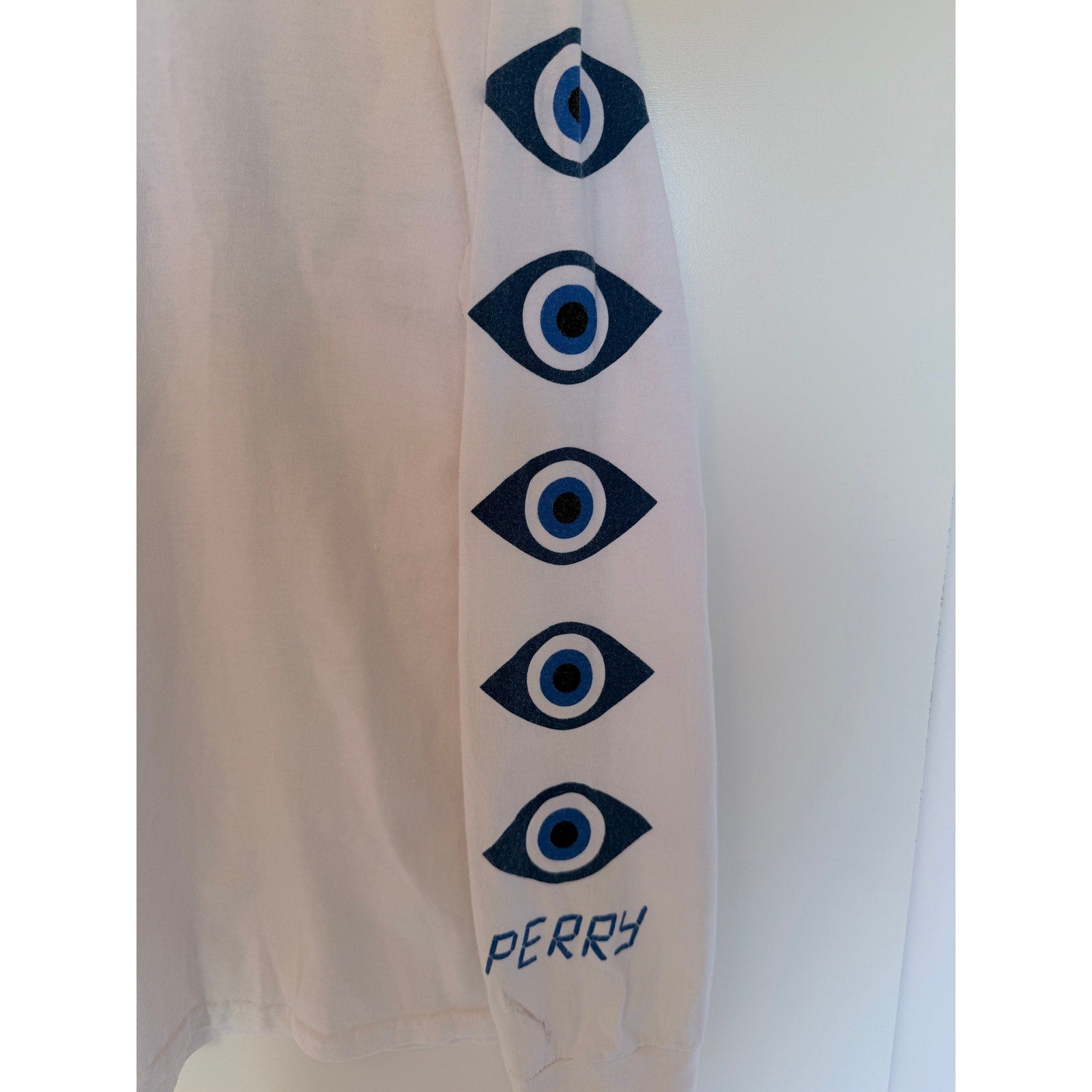 Katy Perry Witness Tour Long Sleeve Shirt Mens Large White Graphic Tee