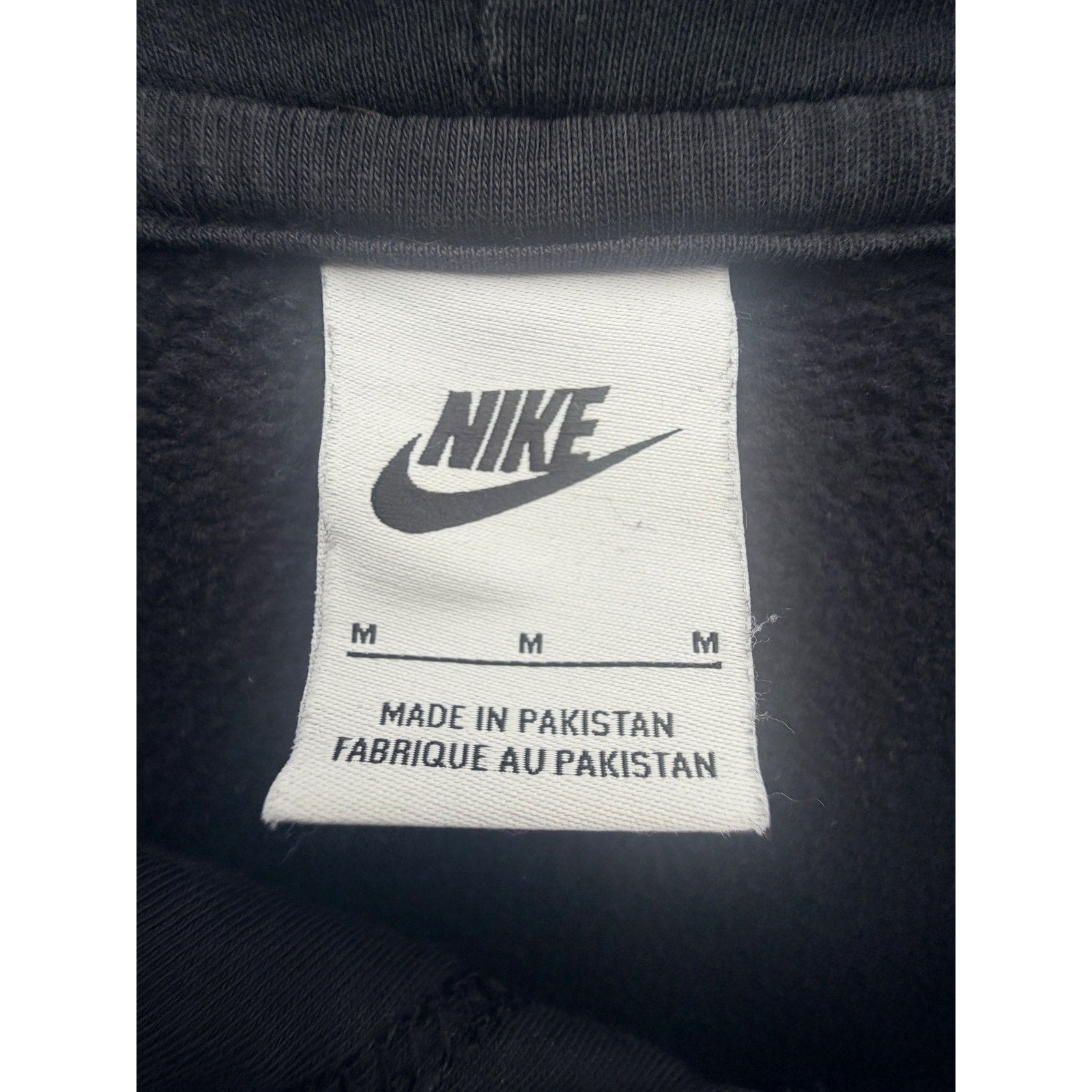 Nike Sportswear Just Do It Pullover Hoodie Mens M Black DD6218-010