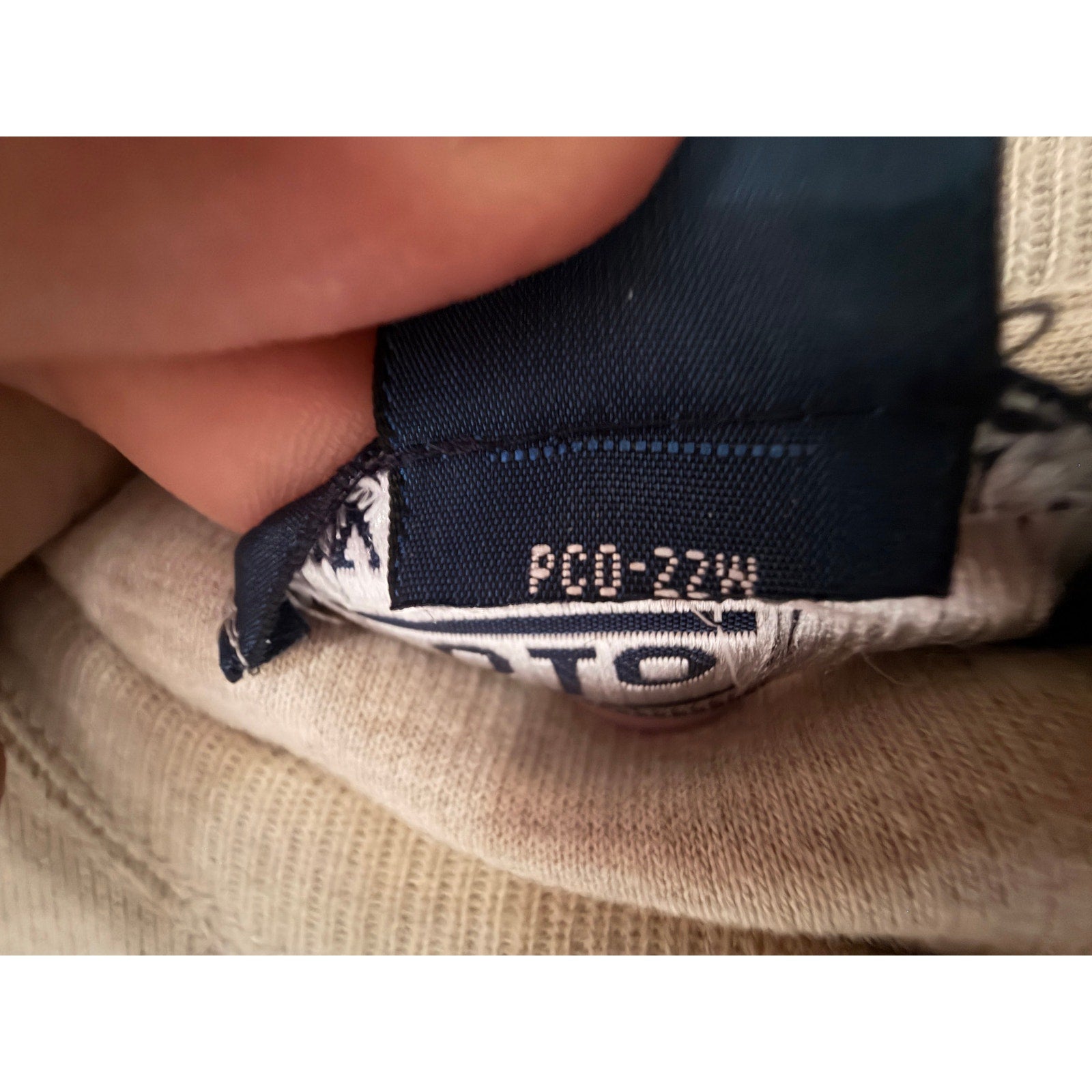 Polo Ralph Lauren Beige Crewneck Sweatshirt Medium