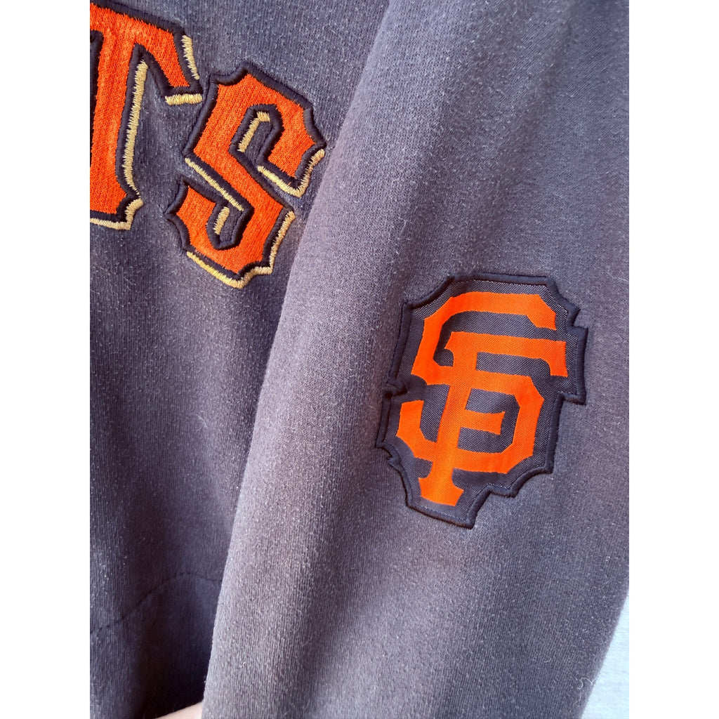 San Francisco Giants Majestic Hoodie Medium Black Orange