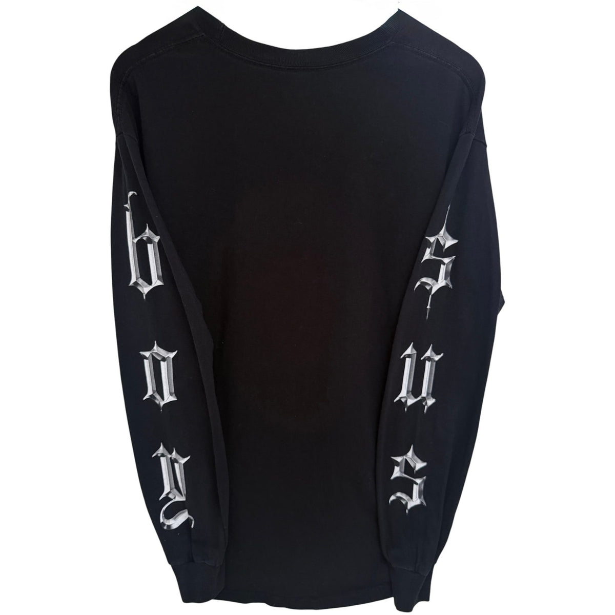 SUS BOY Men's Black Crewneck T-Shirt — back view