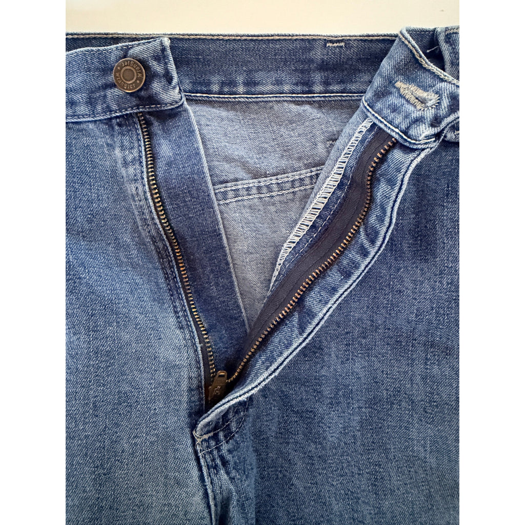 Wrangler Carpenter Jeans Mens 36x30 Blue Denim Workwear Utility Pants