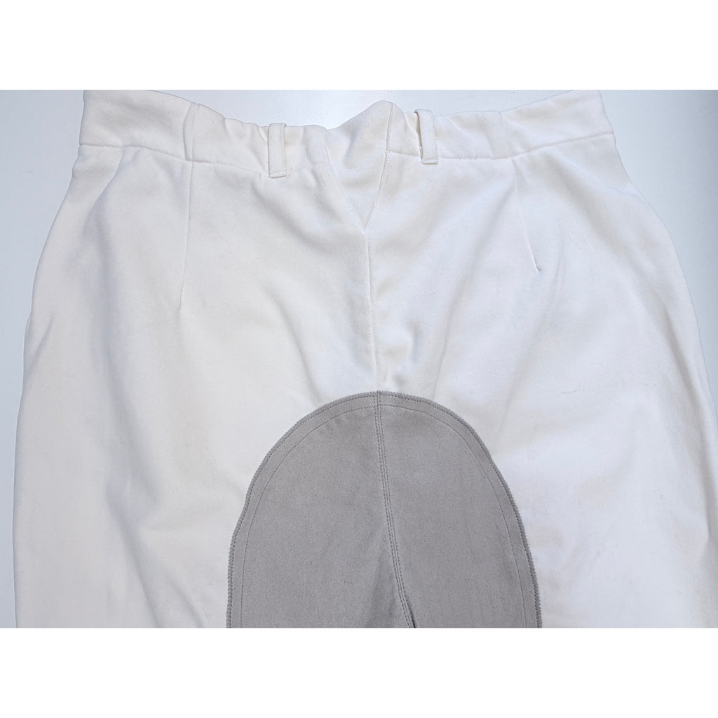 Ariat Riding Pants Mens 34L White Equestrian Breeches Knee Patch Horseback Pants