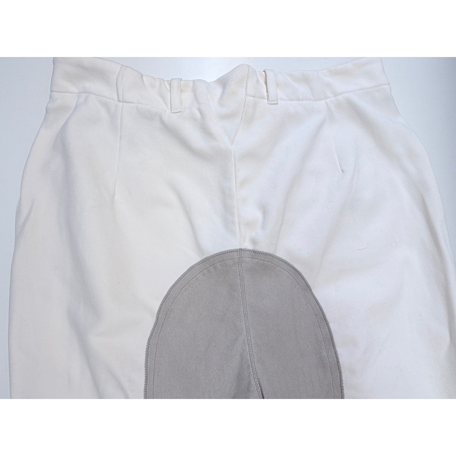 Ariat Riding Pants Mens 34L White Equestrian Breeches Knee Patch Horseback Pants