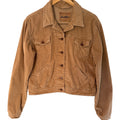 Levi Strauss Signature Corduroy Jacket Womens Small Tan Button Front Coat