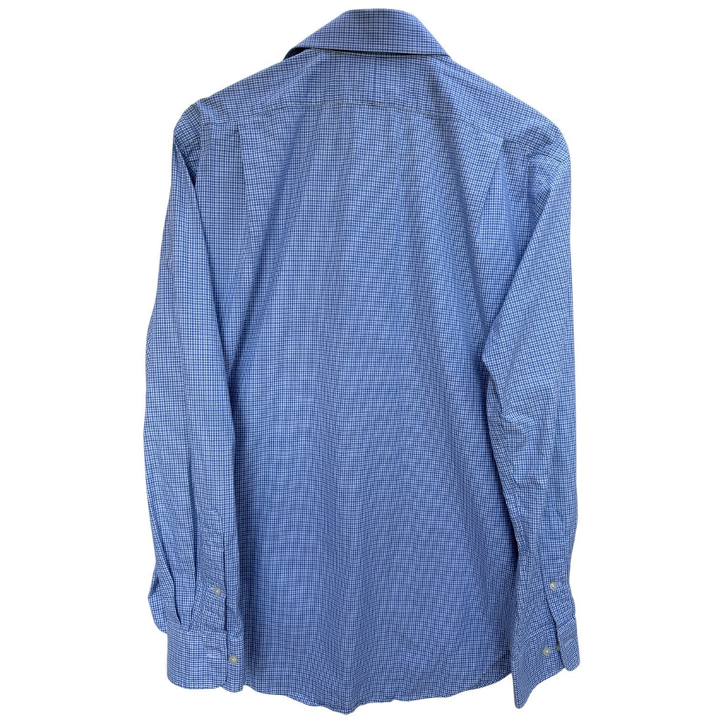 Polo Ralph Lauren Regent Classic Fit Button Up Shirt Mens 16 34/35 Blue Check