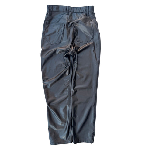 Abercrombie & Fitch Women's Black Faux Leather Pants — photo 2