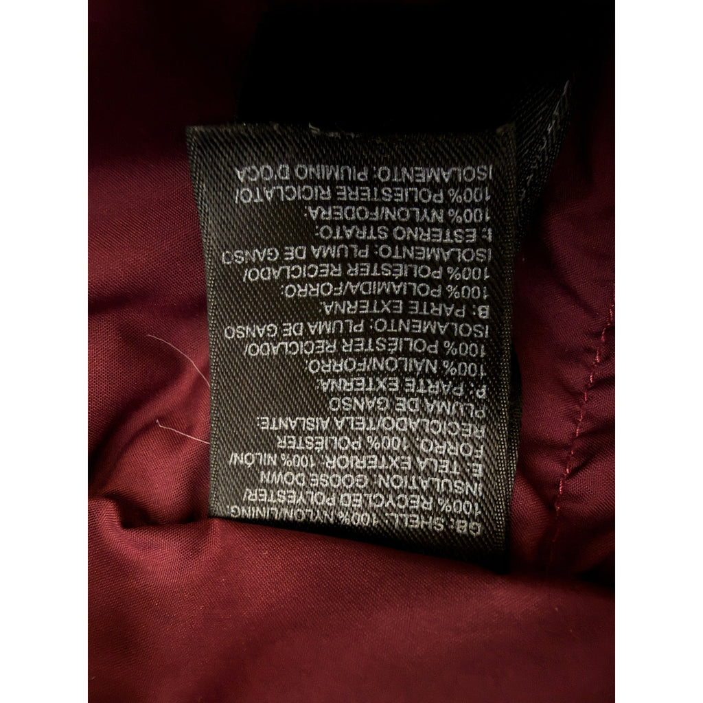 The North Face Women's Nuptse 700 Down Puffer Jacket Burgundy Large