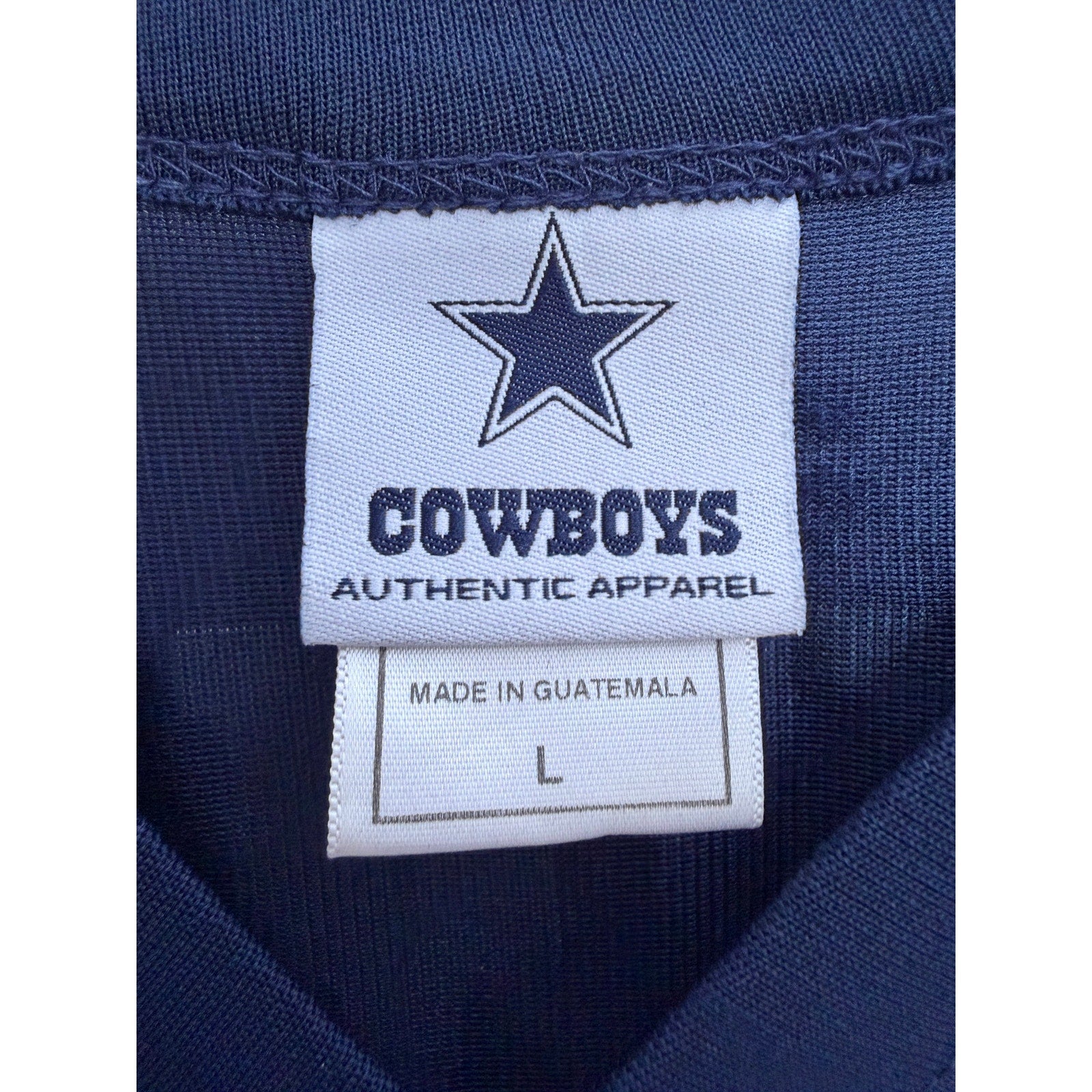 Dallas Cowboys Tony Romo #9 Jersey Mens Large Blue NFL Football Shirt