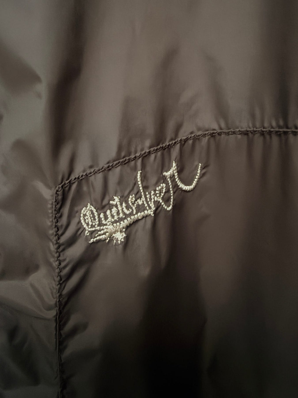 Quiksilver Men's Brown Colorblock Fleece Jacket — view 5