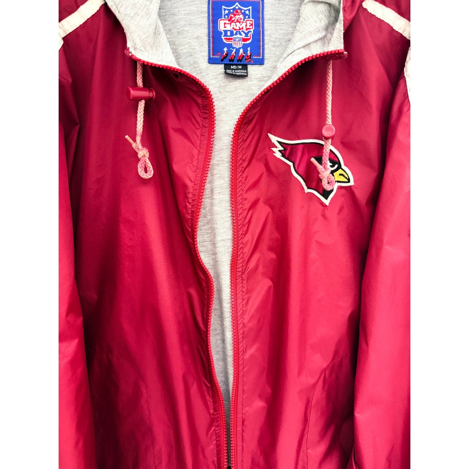 Arizona Cardinals NFL Game Day Fans Gear Hooded Windbreaker Jacket - product photo 5