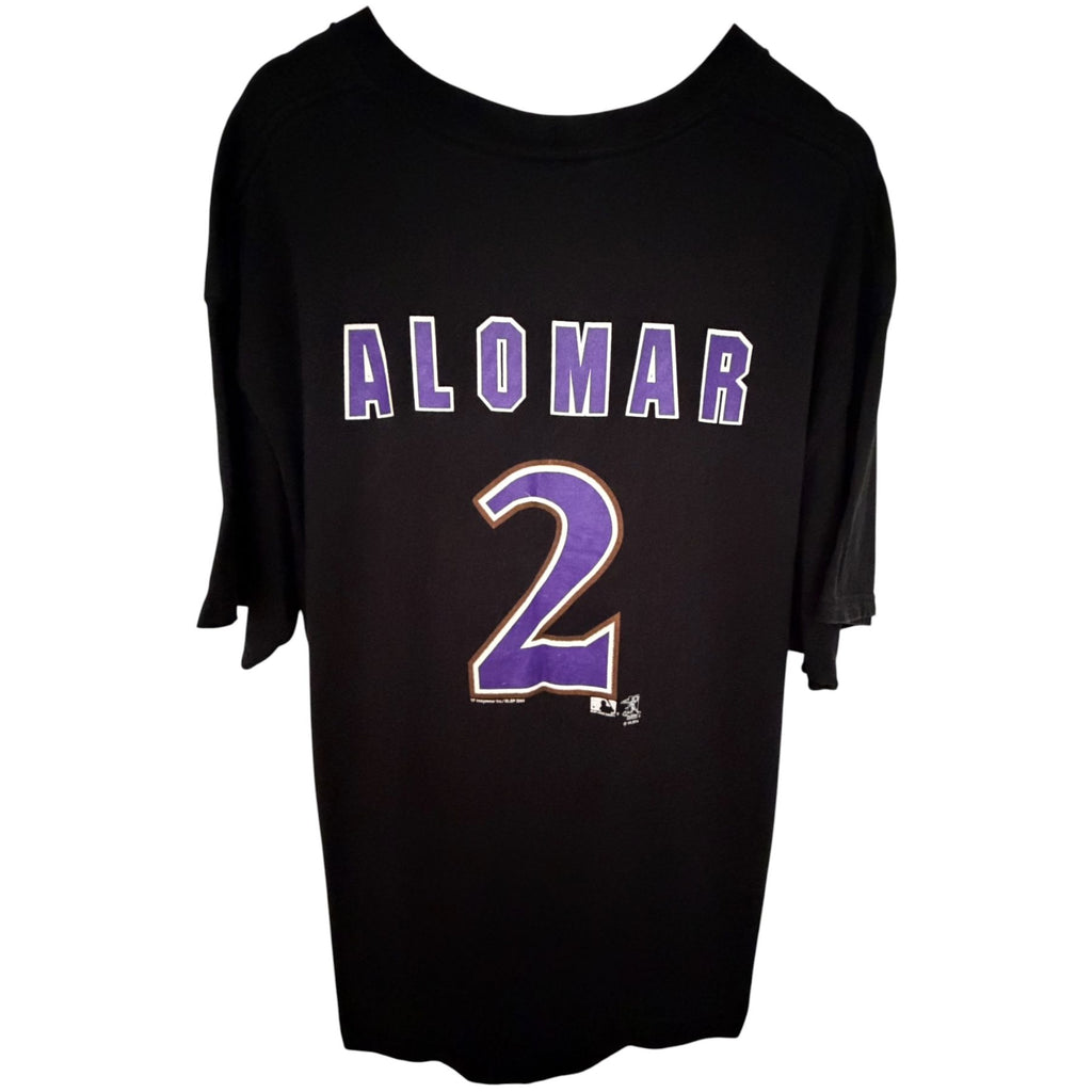 Delta Pro Weight Men's Black Arizona Diamondbacks Crewneck T-Shirt — back view