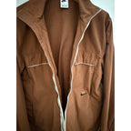 Nike Womens Small Brown Windbreaker Jacket Mesh Lined Full Zip SP220010SIV - product photo 5