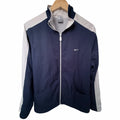 Nike Full Zip Track Jacket Youth Large 12-14 Navy White Mesh Lined