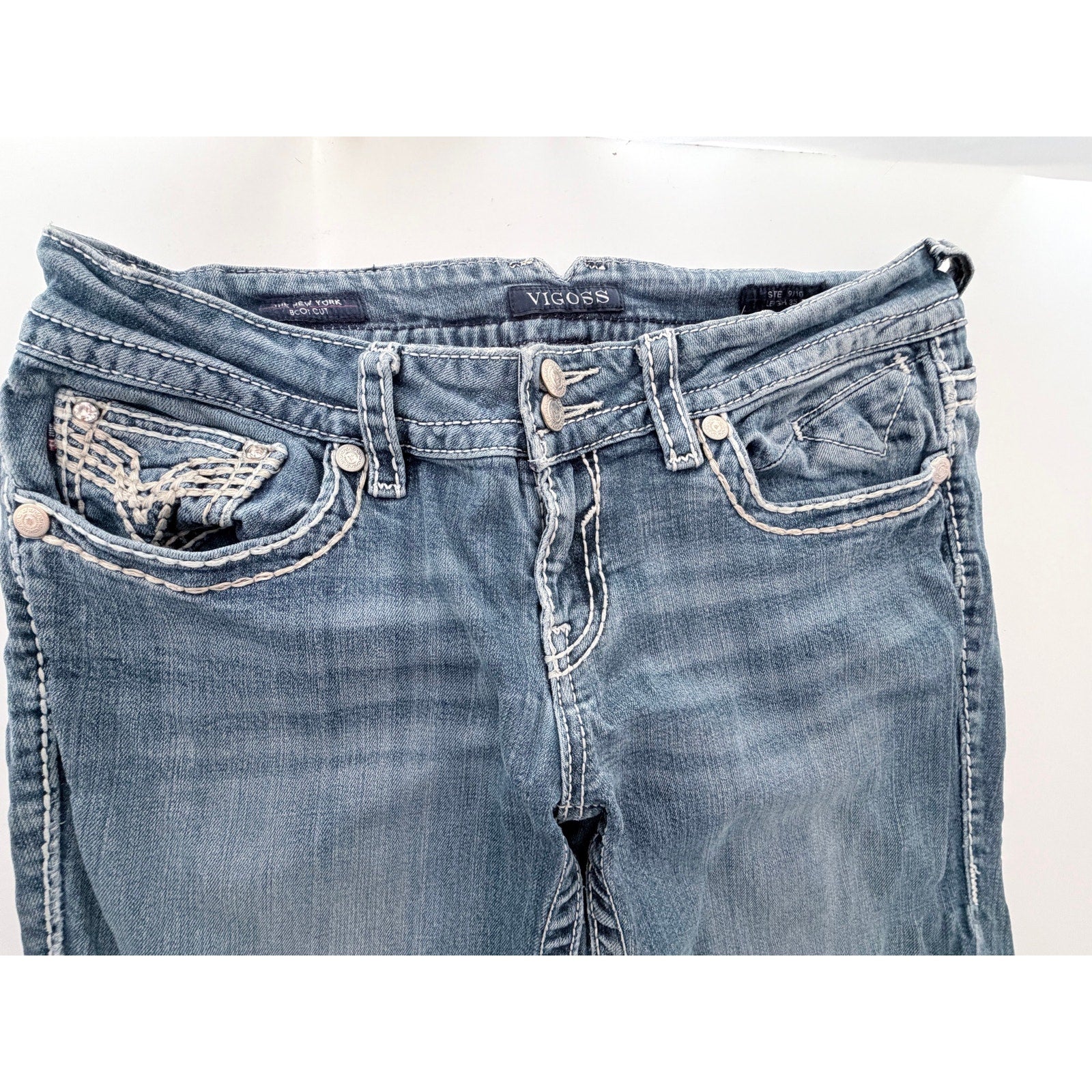 Vigoss Boot Cut Jeans Womens 9/10 Blue