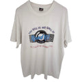 Vintage Road Kill Cafe T Shirt Mens XL White Funny Graphic Double Sided USA 90s