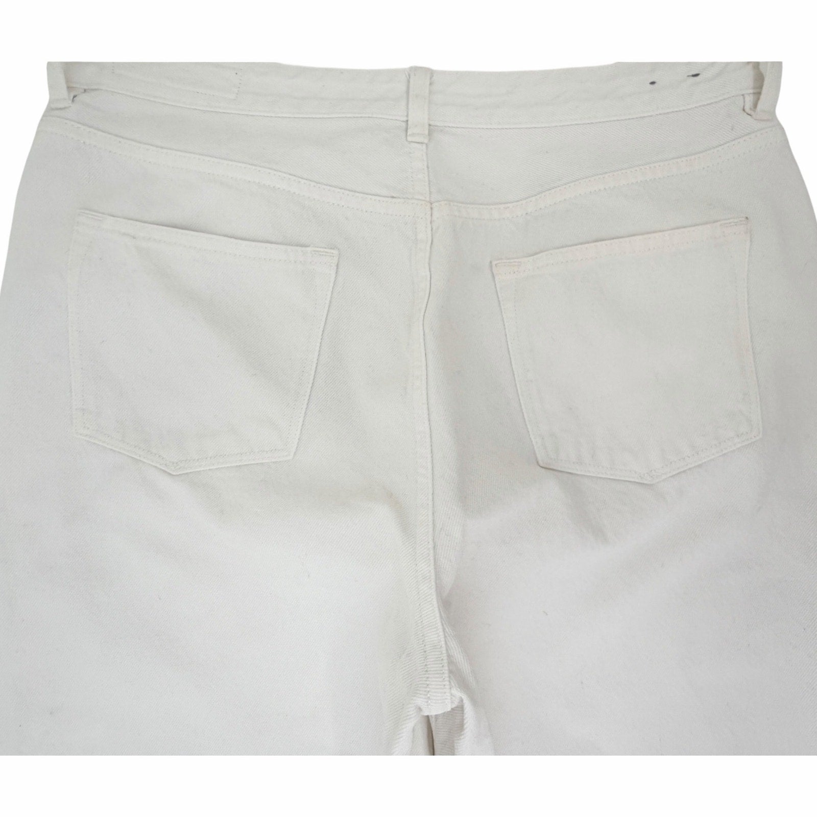 AllSaints Ash Women's White Distressed Boyfriend Jeans 31