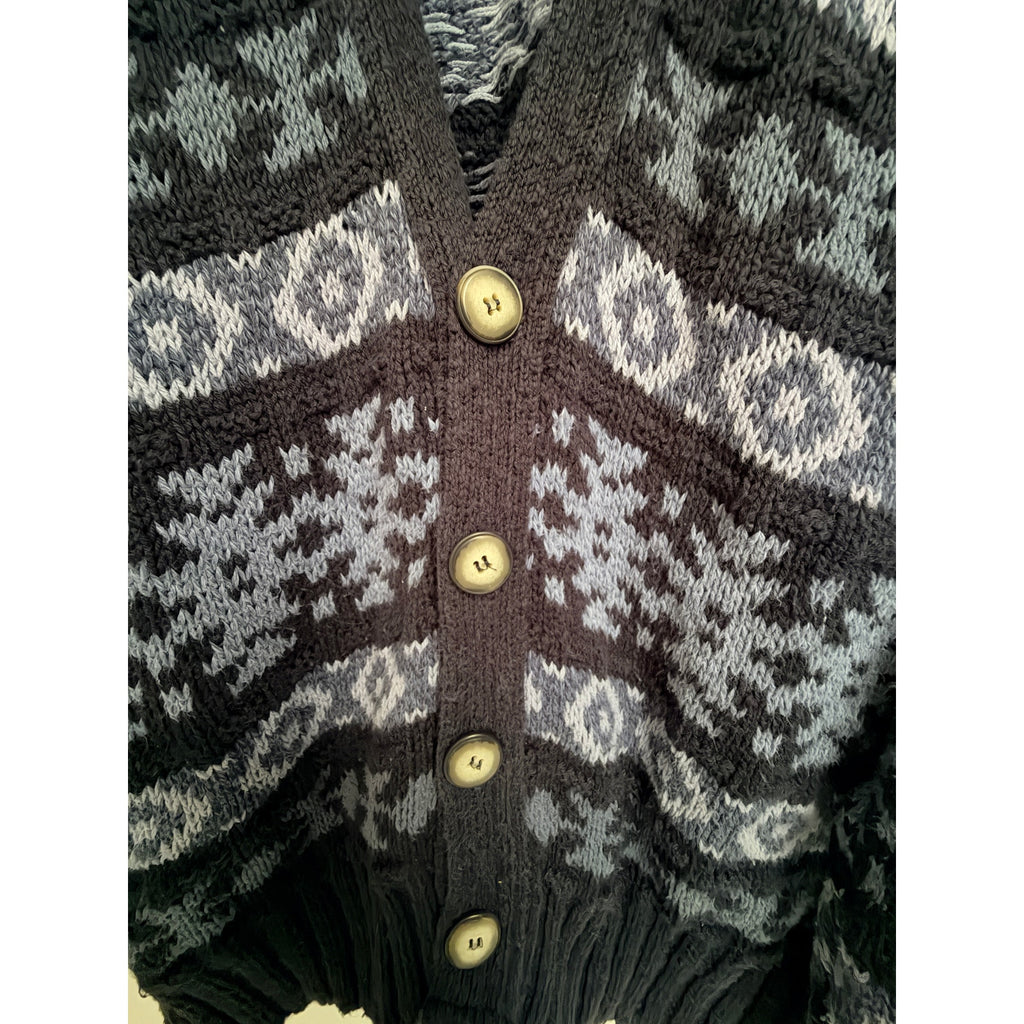 Woolrich Made USA Cotton Cardigan Sweater M
