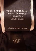 KÜHL Men's Brown Vintage Patina Dye Vest — fabric content tag