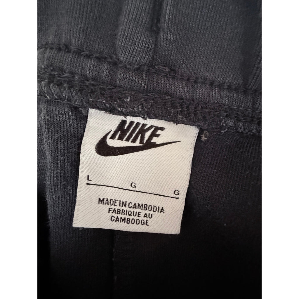 Nike Mens Large Black Jogger Pants Athletic Tapered Swoosh