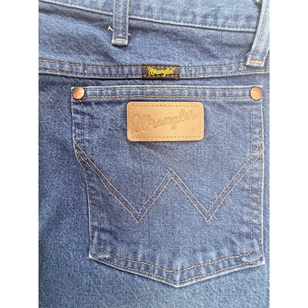 Wrangler Relaxed Fit Jeans Mens 38x30 Blue Western Denim Pants
