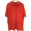 Polo Ralph Lauren Polo Shirt Mens XL Coral Orange Blue Pony Short Sleeve