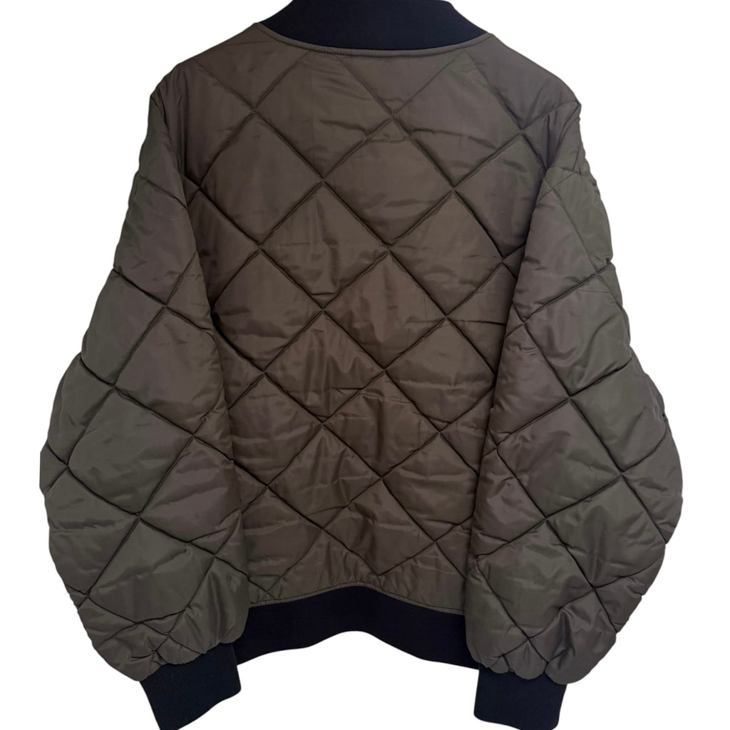 Dickies Men's Brown Full-Zip Sherpa Fleece Jacket — back view