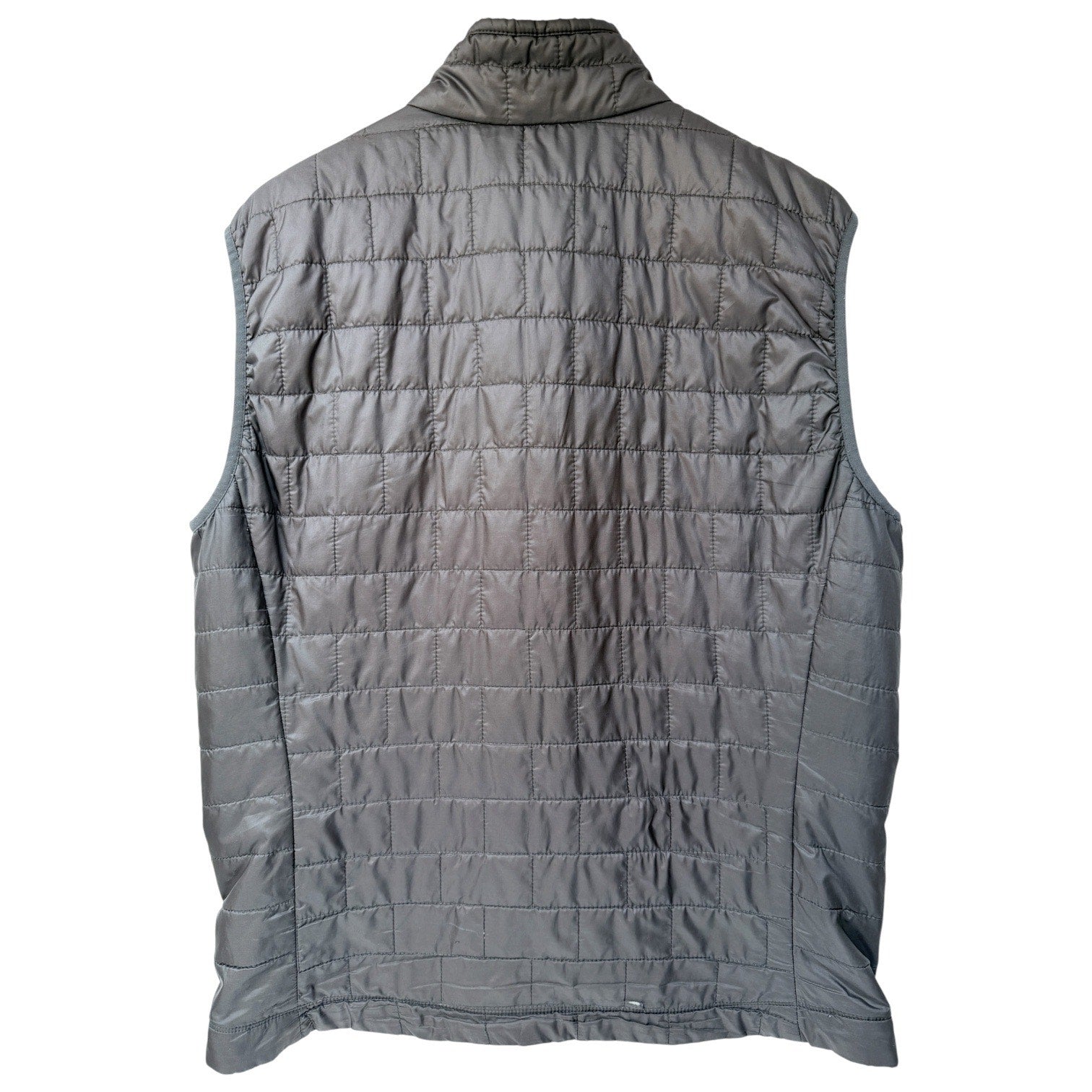 Patagonia Nano Puff Vest Mens Large Gray Insulated Outdoor Full Zip Vest
