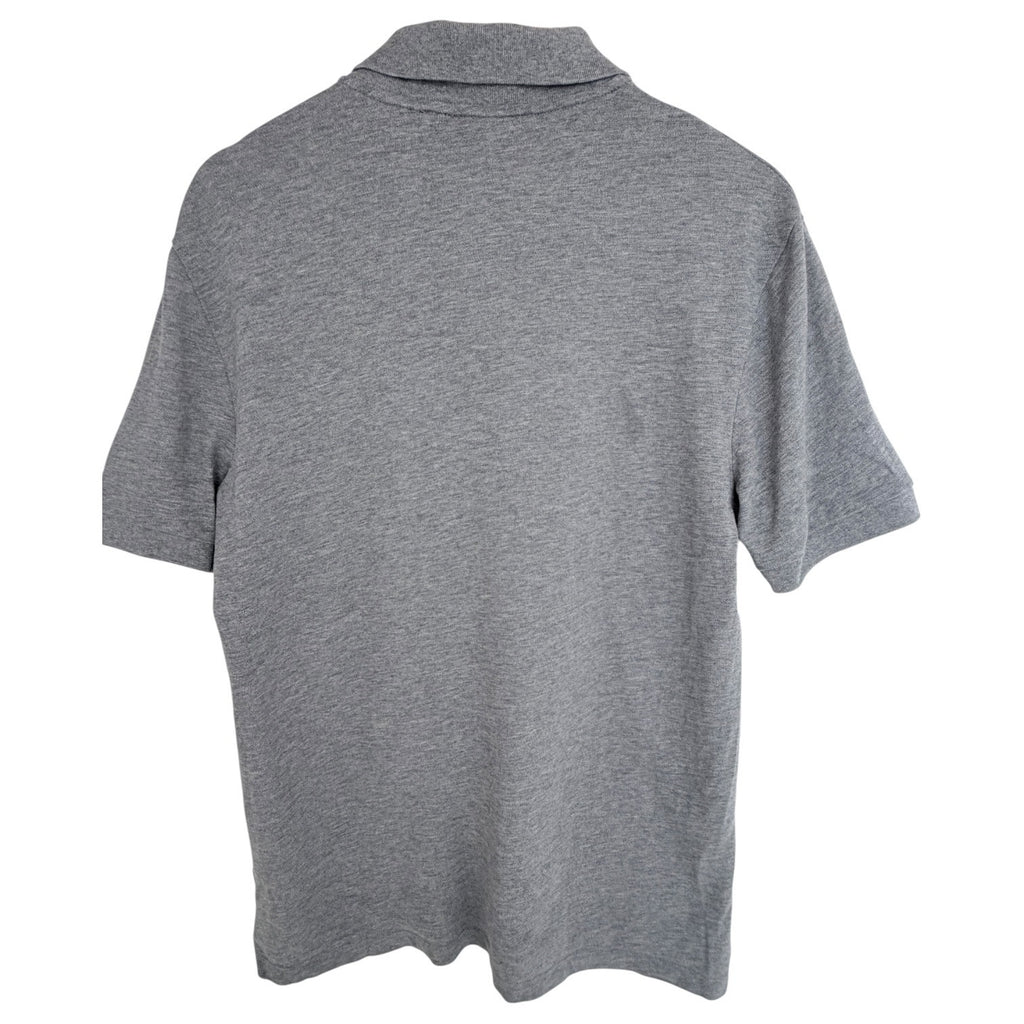BOSS Hugo Boss Polo Shirt Mens Large Gray Short Sleeve Designer Casual