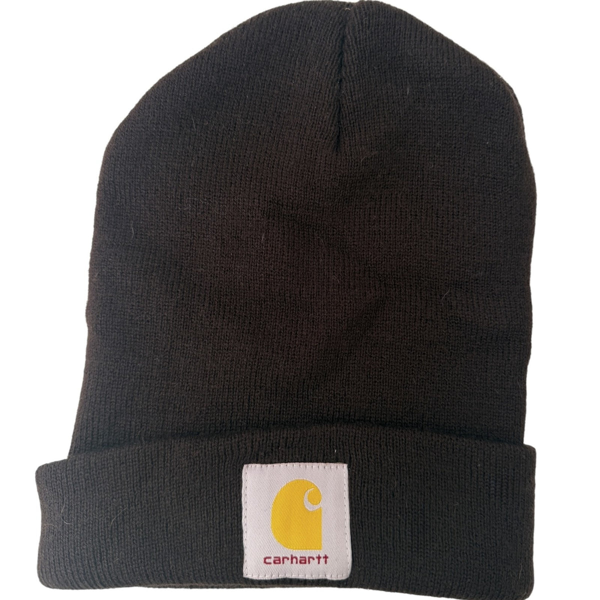 Carhartt Brown Cuffed Knit Beanie - One Size