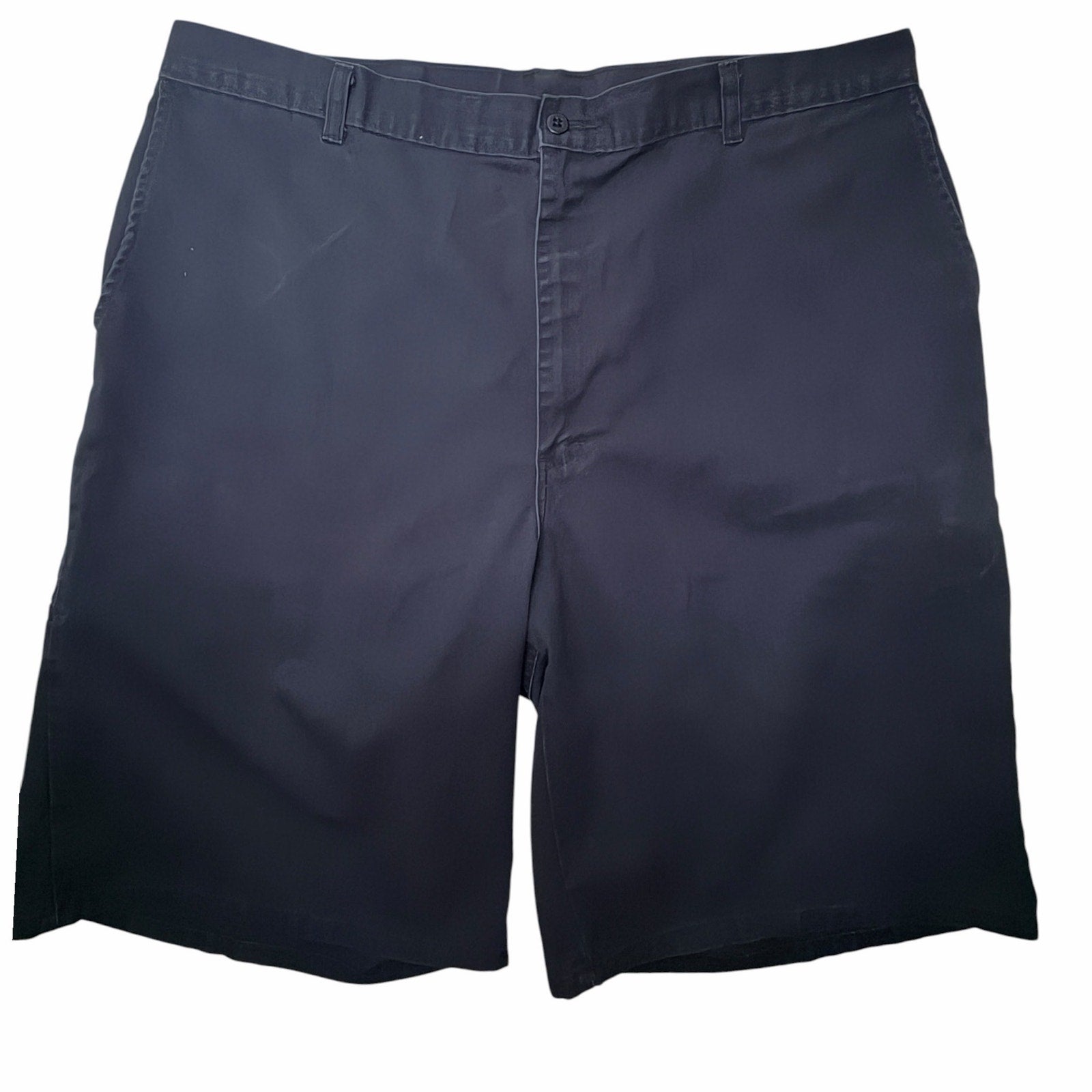 Dickies Blue Work Shorts Mens 40 Flat Front Chino Utility Skate
