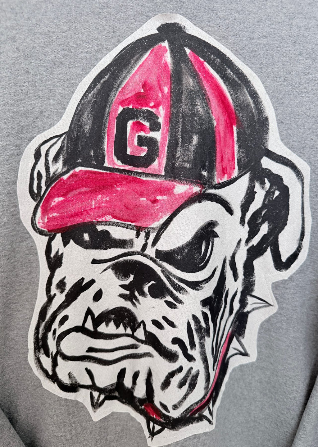Gameday Social Men's Gray Georgia Bulldogs Sweatshirt — view 4