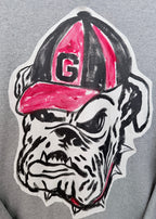 Gameday Social Men's Gray Georgia Bulldogs Sweatshirt — view 4