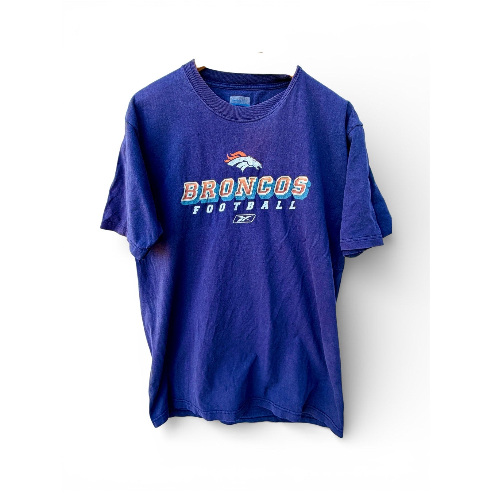 Denver Broncos Football Graphic Reebok T-Shirt Medium