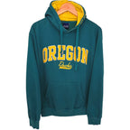Old Varsity Brand Men's Teal Oregon Ducks Varsity Hooded Hoodie — front view