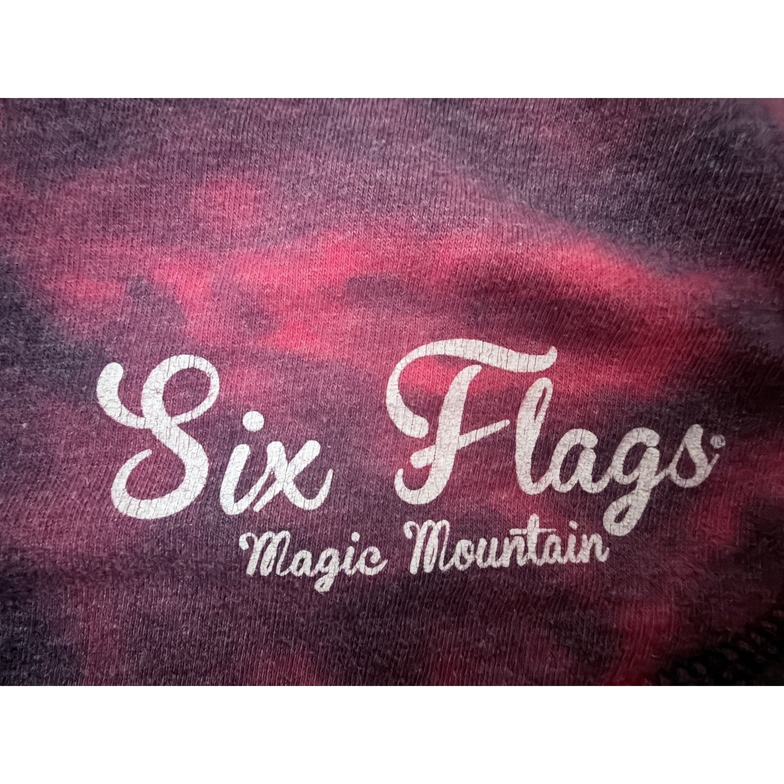 Pop Surf Tie Dye Dolphin Shorts Six Flags Magic Mountain Women's Medium