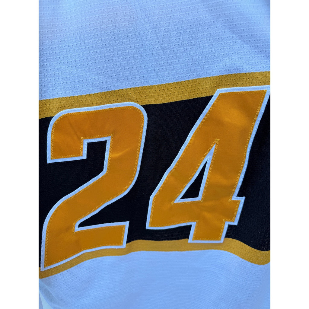 Vintage Hockey Jersey Mens Large White Tiger Graphic Lace Up Y2K CCM Style 24