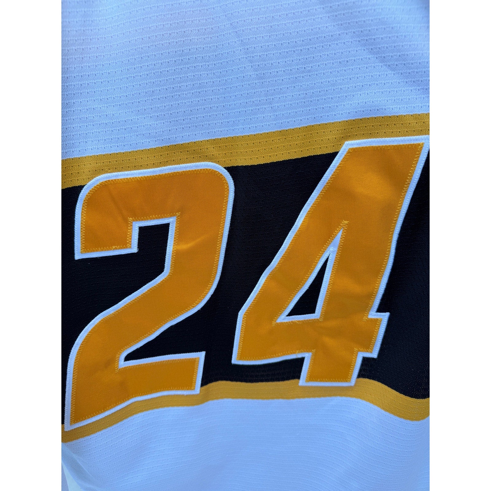Vintage Hockey Jersey Mens Large White Tiger Graphic Lace Up Y2K CCM Style 24