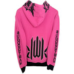 Kings Must Rise Men's Pink Hooded Hoodie — back view
