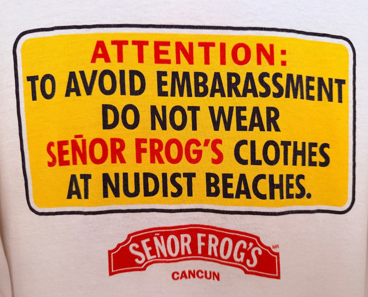 Señor Frog's Men's White Extreme Fun Rags T-Shirt — view 5