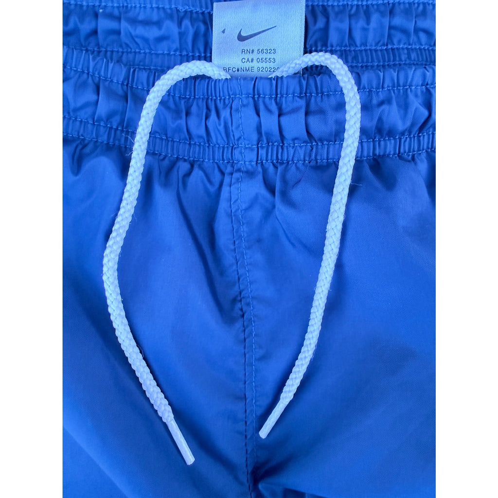 vintage 2000s Nike Track Pants Blue Youth L (14-16) Athletic Wind Pants fits a mens small
